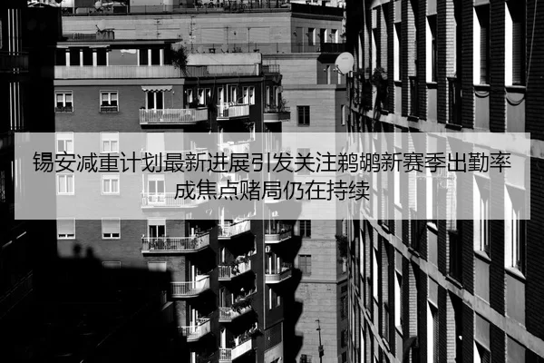 锡安减重计划最新进展引发关注鹈鹕新赛季出勤率成焦点赌局仍在持续